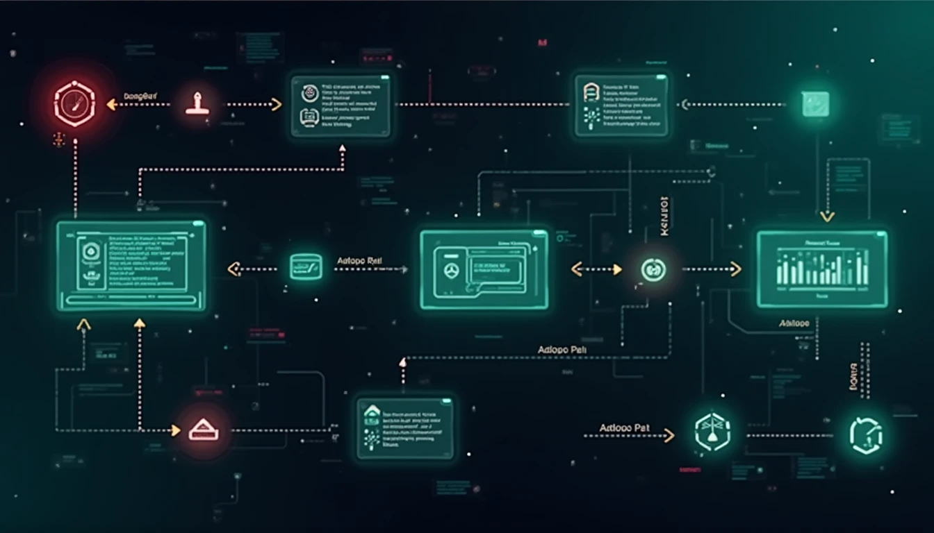 Automated workflow diagram n8n ChatGPT data processing pipeline detailed flowchart style visualization showing data ingress processing logic error handling and final storage destination with status indicators green and red